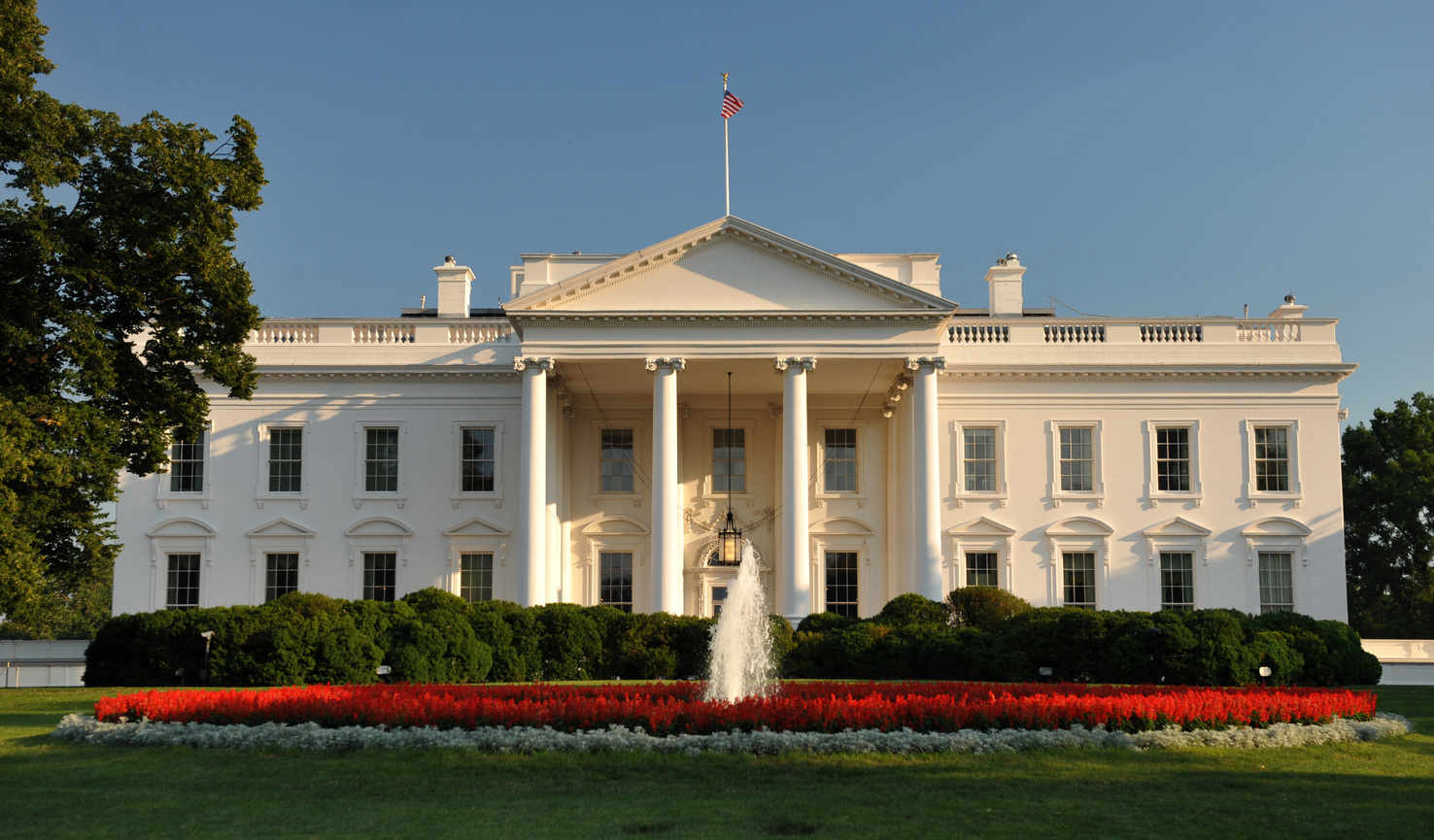 Large white house washington