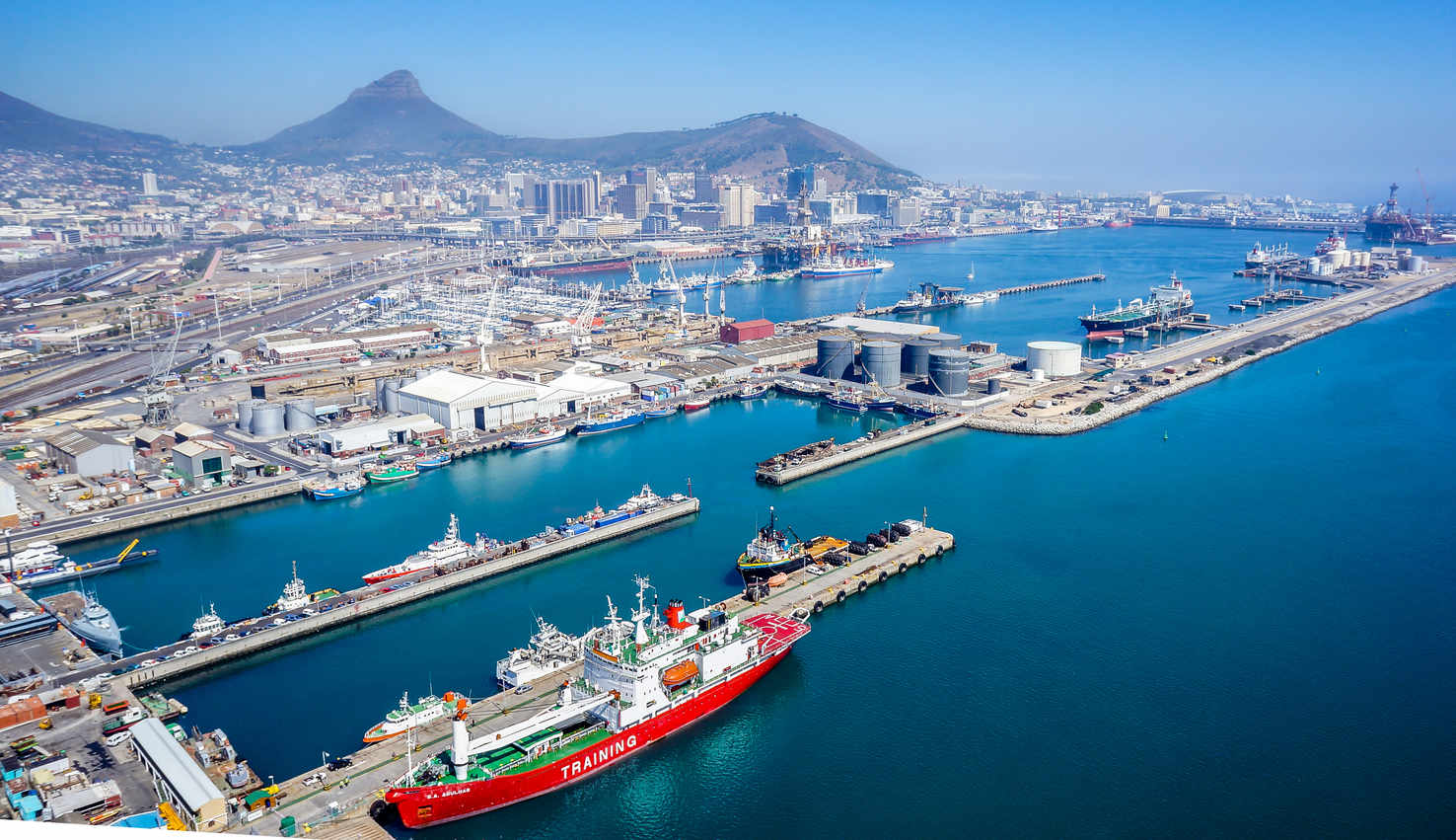 Large port of cape town