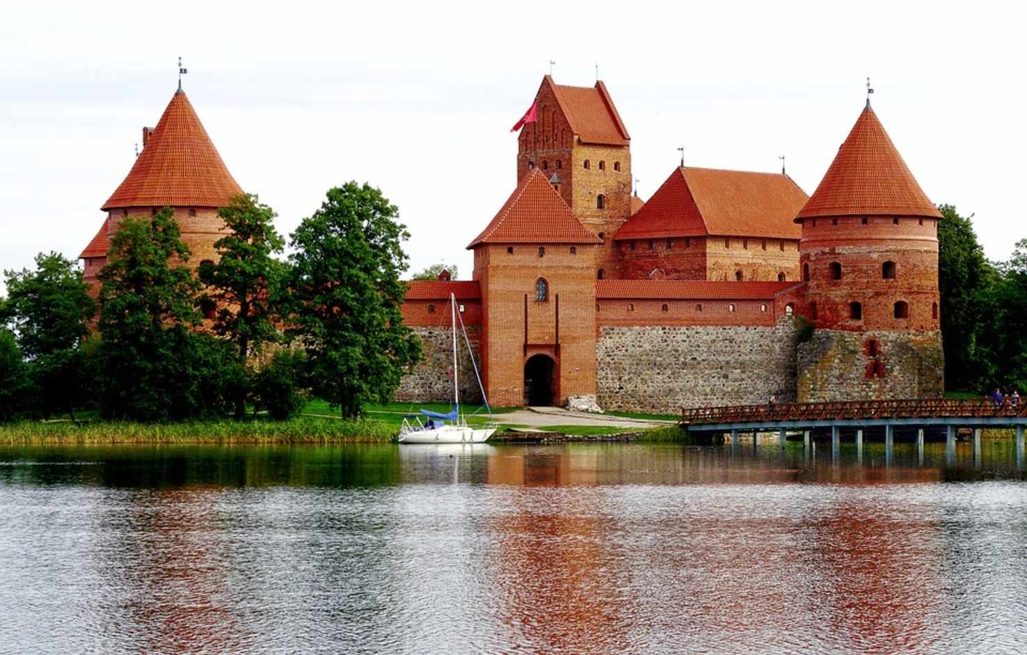 Large trakai castle