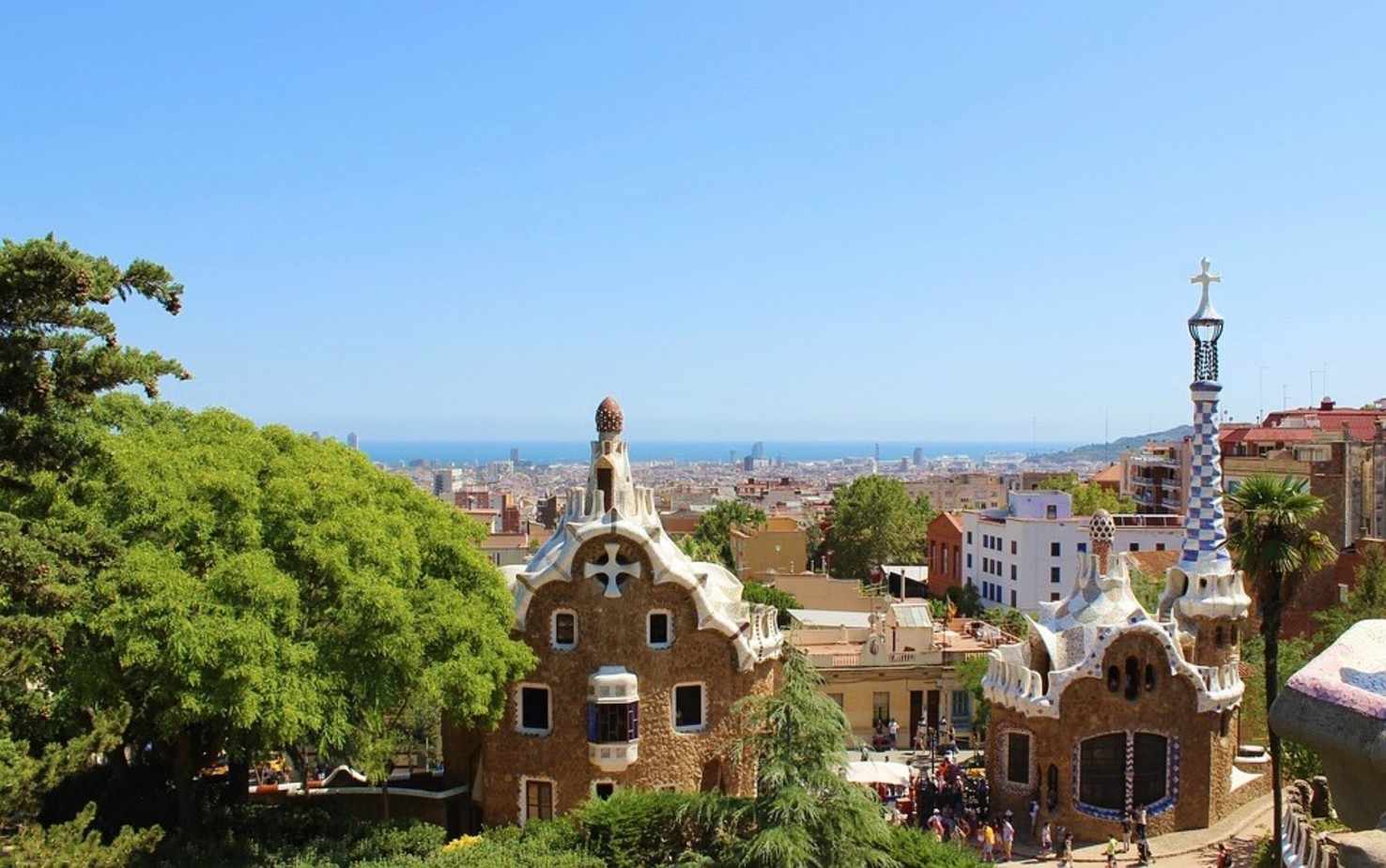 Large barcelona park guell