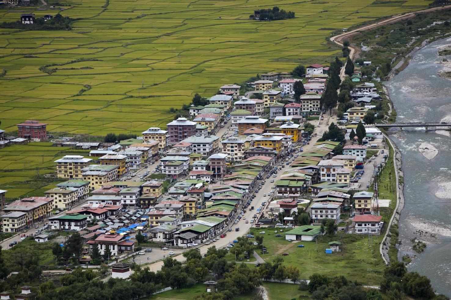 Large paro  paro  bhutan