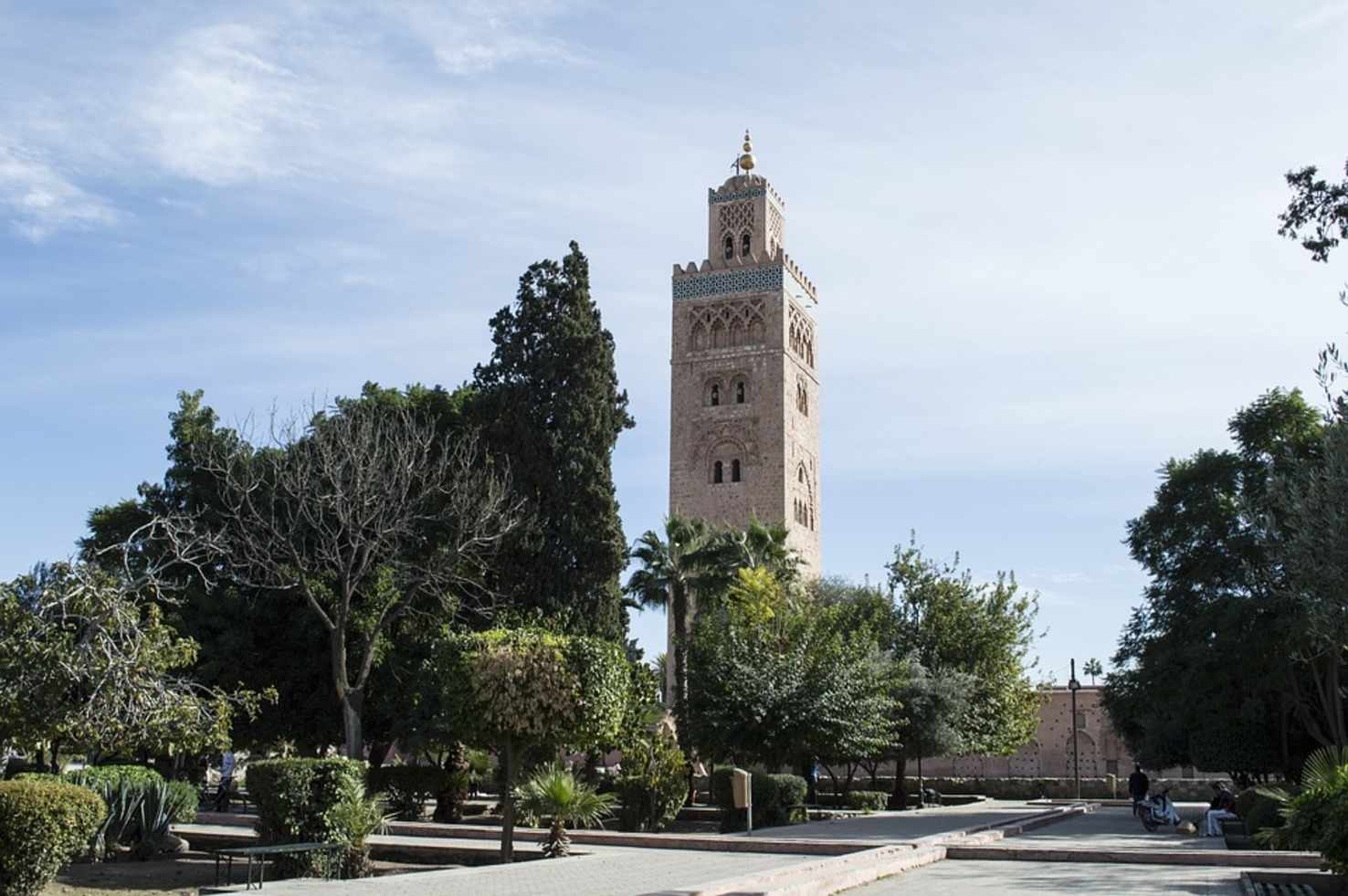 Large mosque marrakesh
