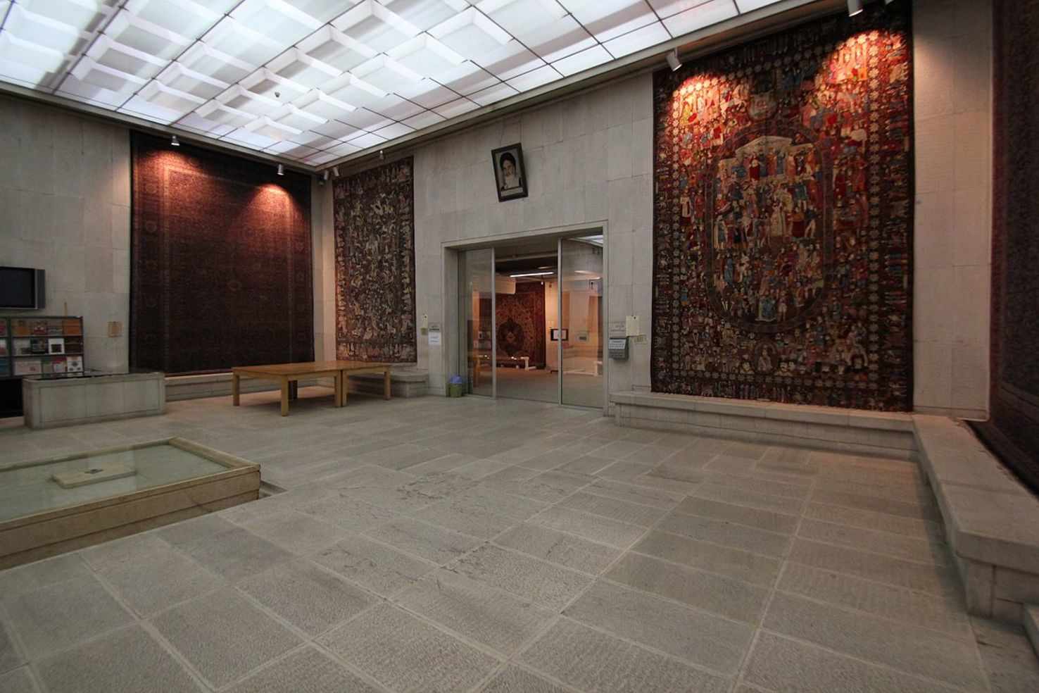 Large carpet museum of iran tehran