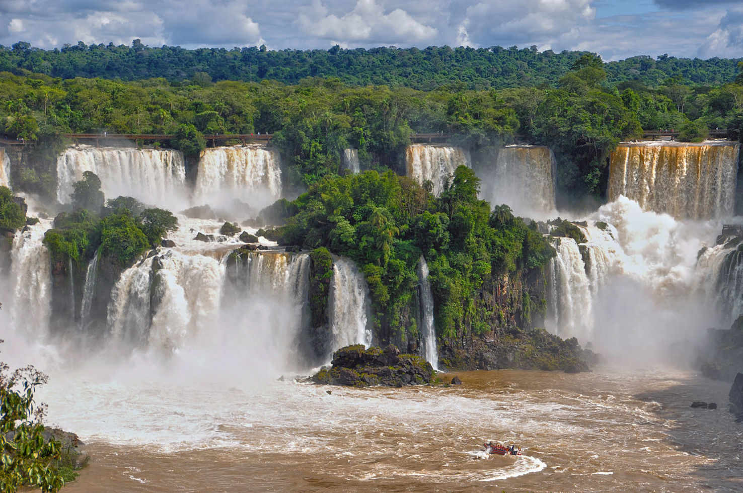 Large iguazu falls
