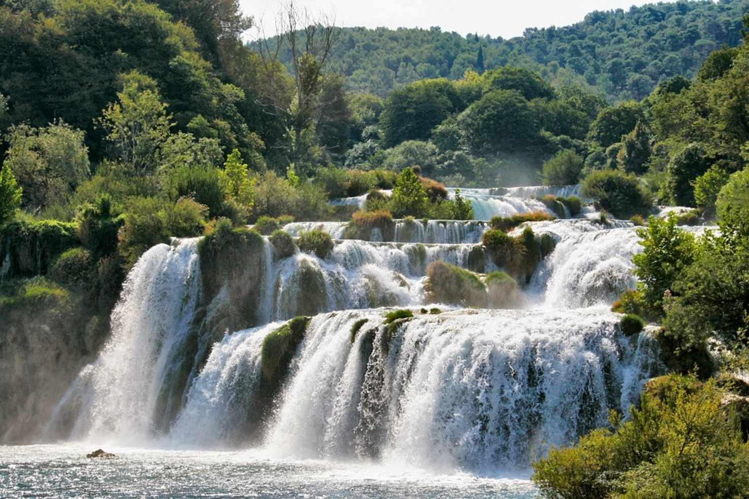 Large croatia water falls