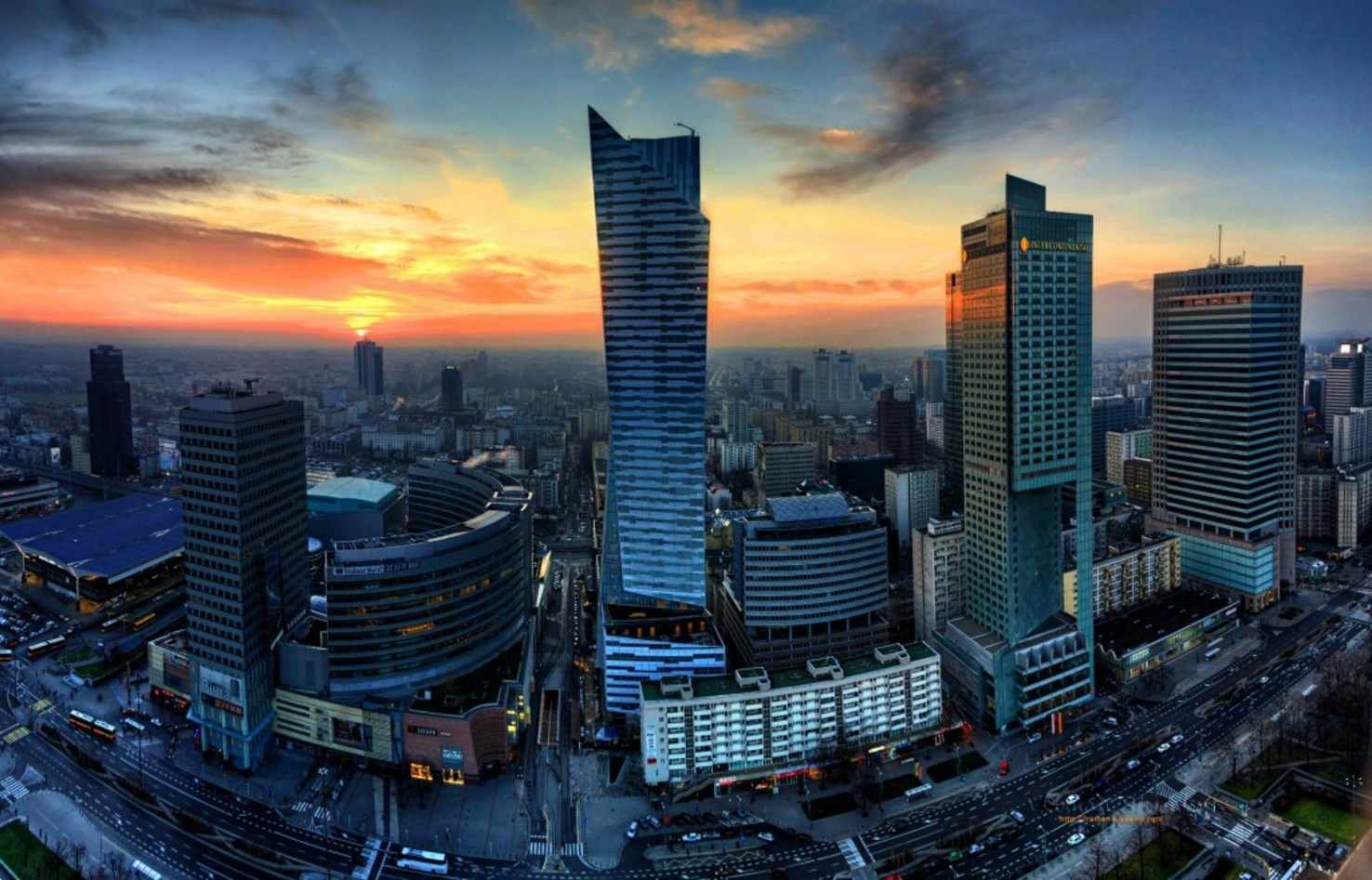 Large panoramic view from 30th floor warsaw towers 1443532449