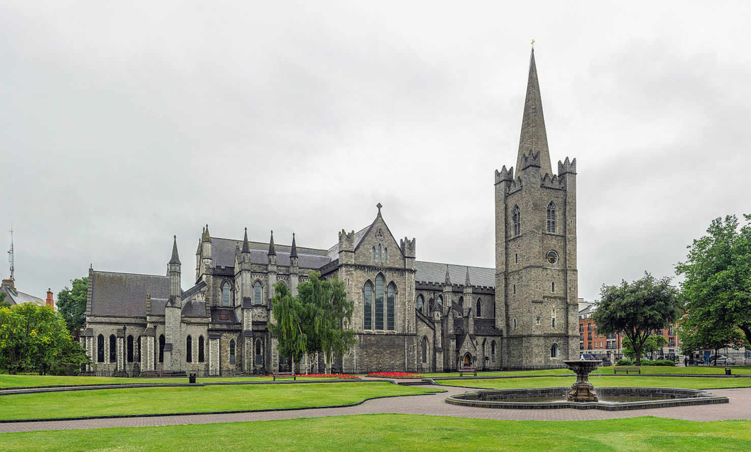 Large st patrick s cathedral dublin
