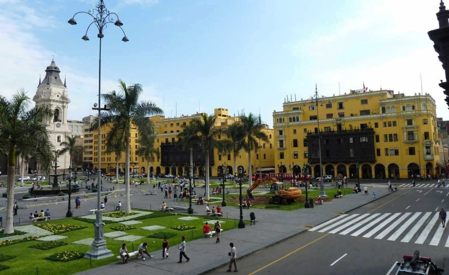 Large lima peru plaza mayor