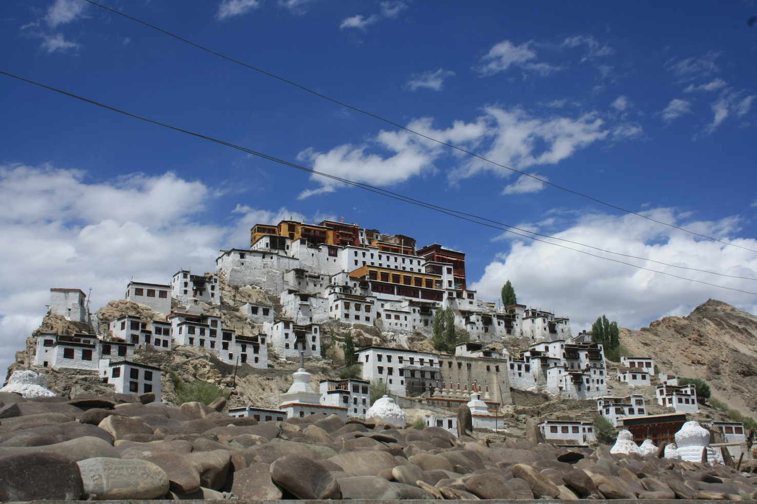 Large view of thiksey monastery