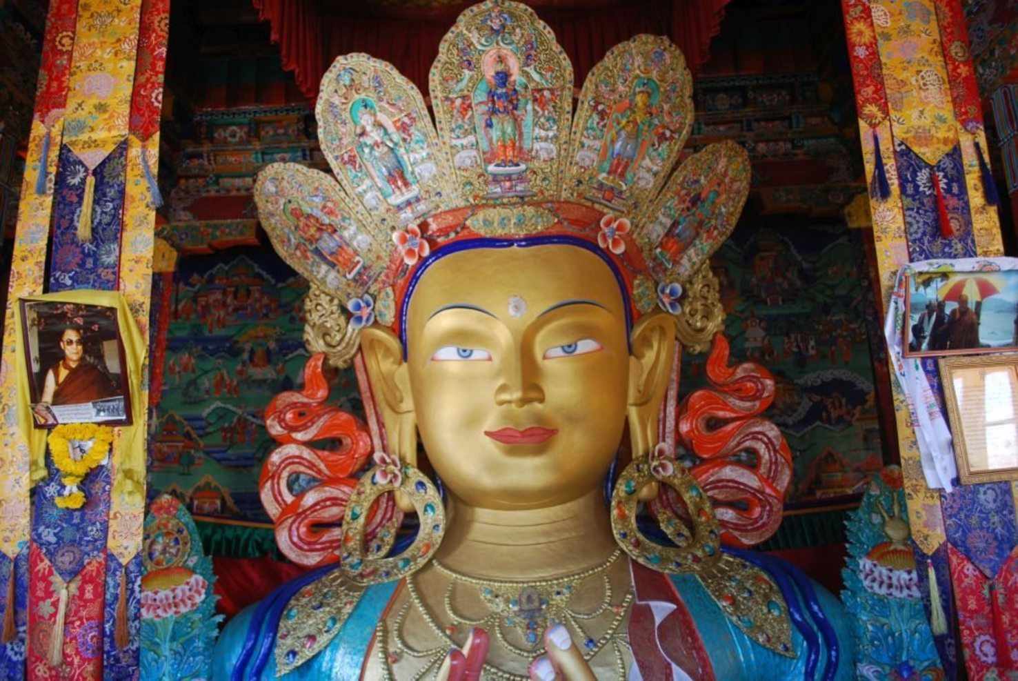 Large thiksey buddha