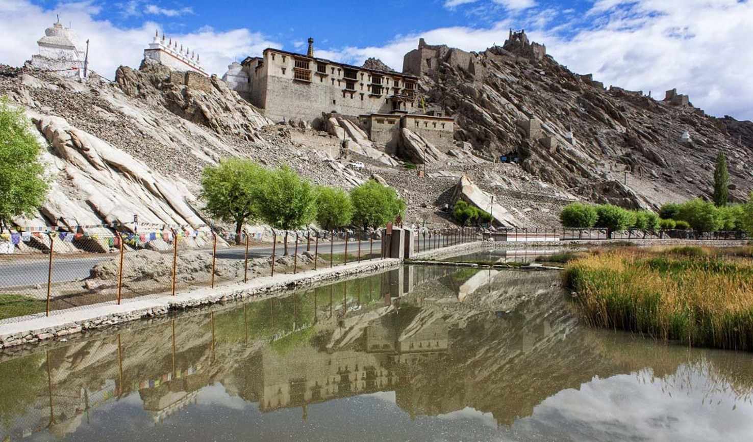 Large shey palace monastery leh ladakh jammu kashmir india