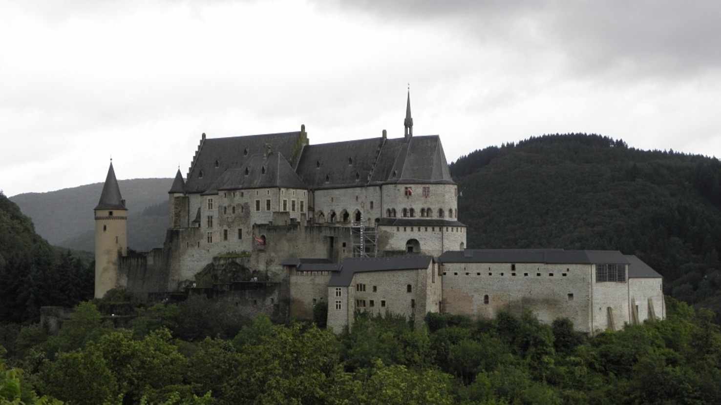 Large castle luxemburg
